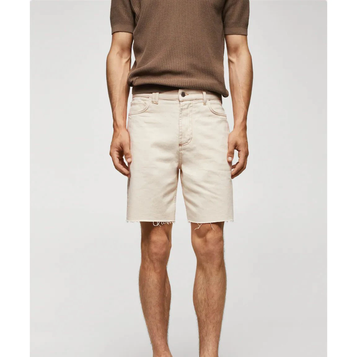 Custom Private Labeling Streetwear Baggy Men Denim Shorts Jeans 100% Cotton Breathable Pant