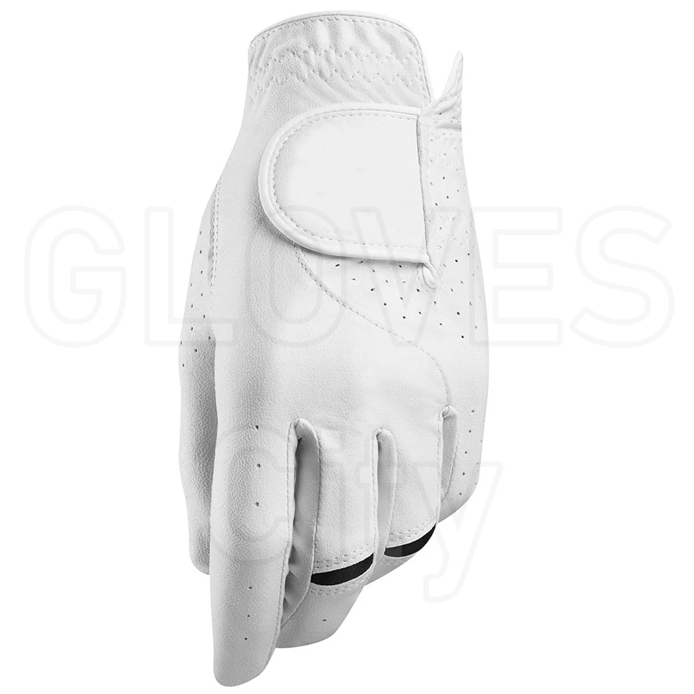 OEM customized Embroidery logo golf gloves High Quality Custom Cabretta Leather Golf Gloves