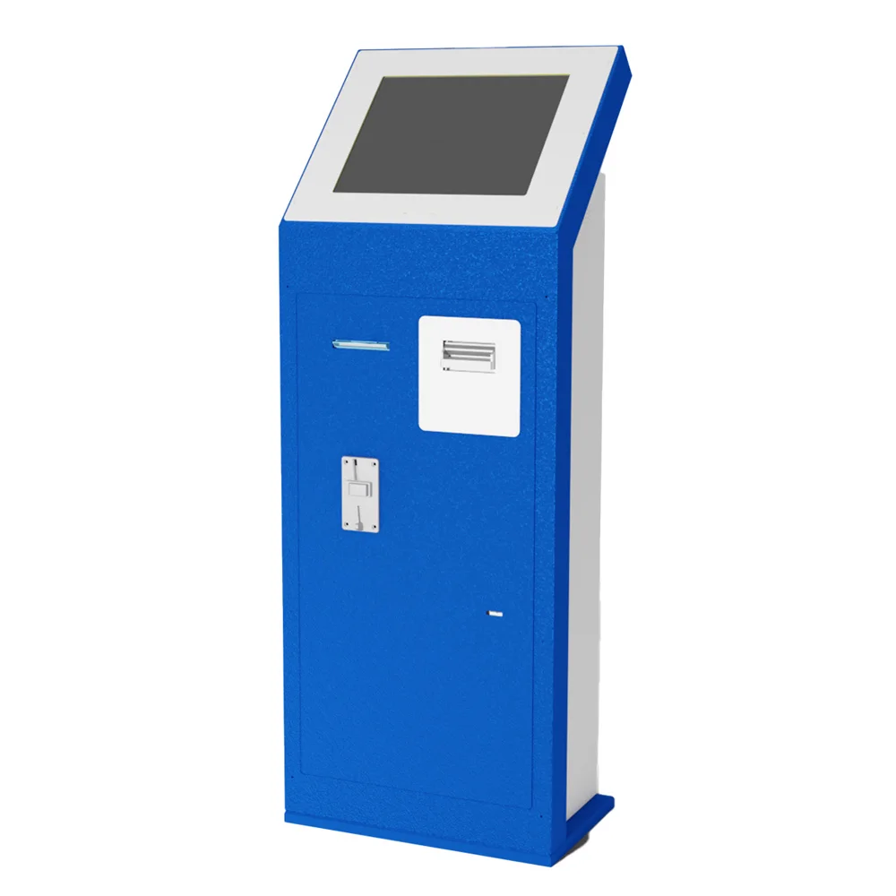 Self-Service Touch Screen ATM Machine Indoor Cash Dispenser Kiosk with Card and Bill Payment Function SDK Cash And Coins