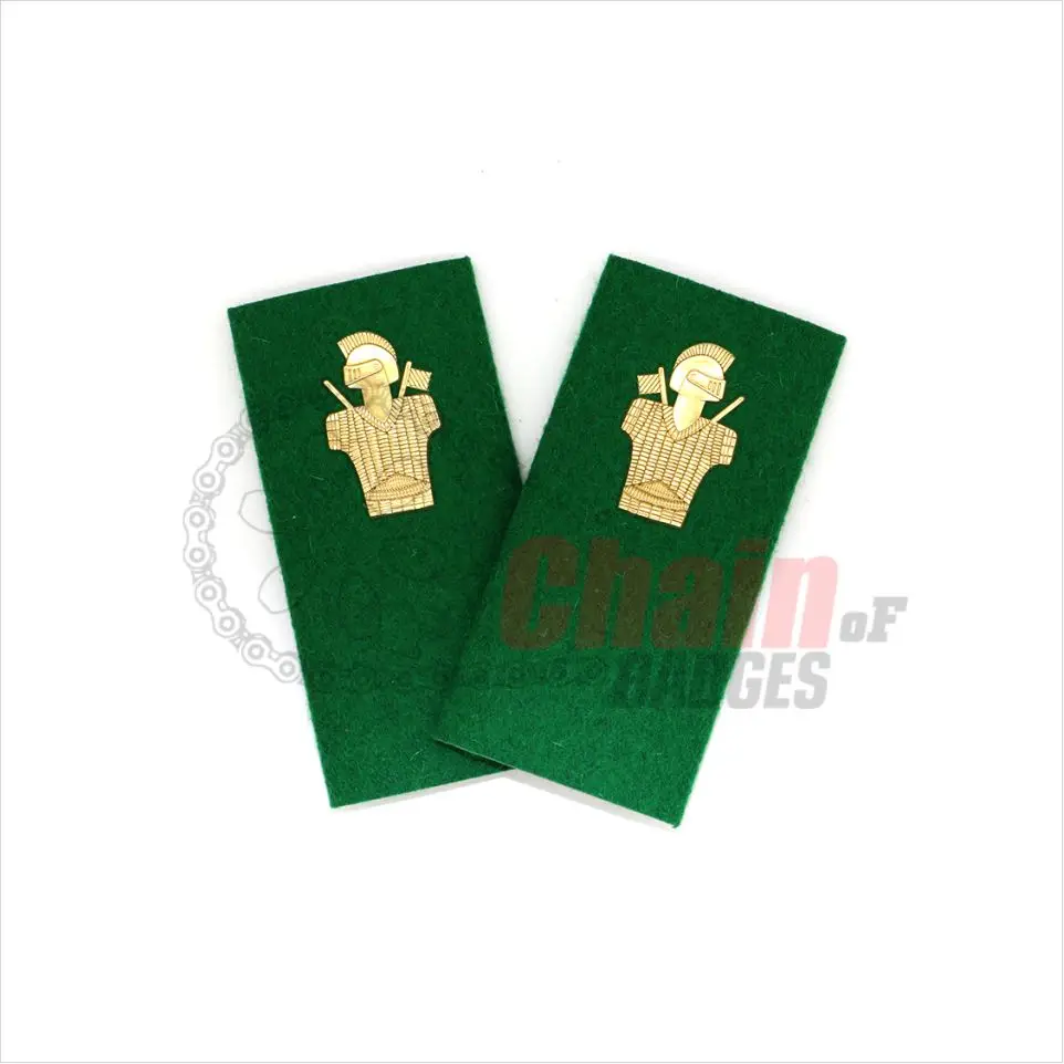 High Quality Customized Embroidered Epaulettes OEM Demand for Uniform Shoulder Board/Pad Accessory for Uniforms