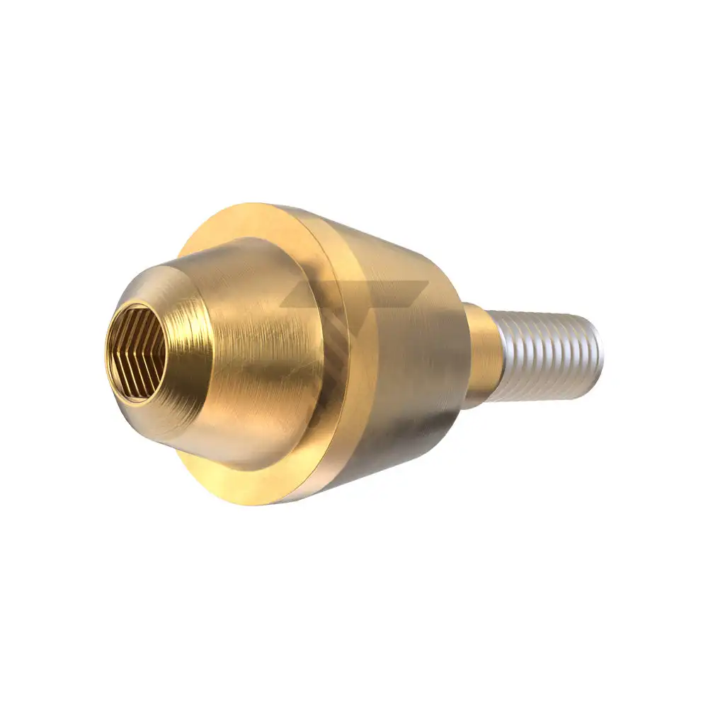 Titanium Standard Straight Multi Unit Abutment Titanium Sleeve set, Dental Implant Internal Hex 2.42mm