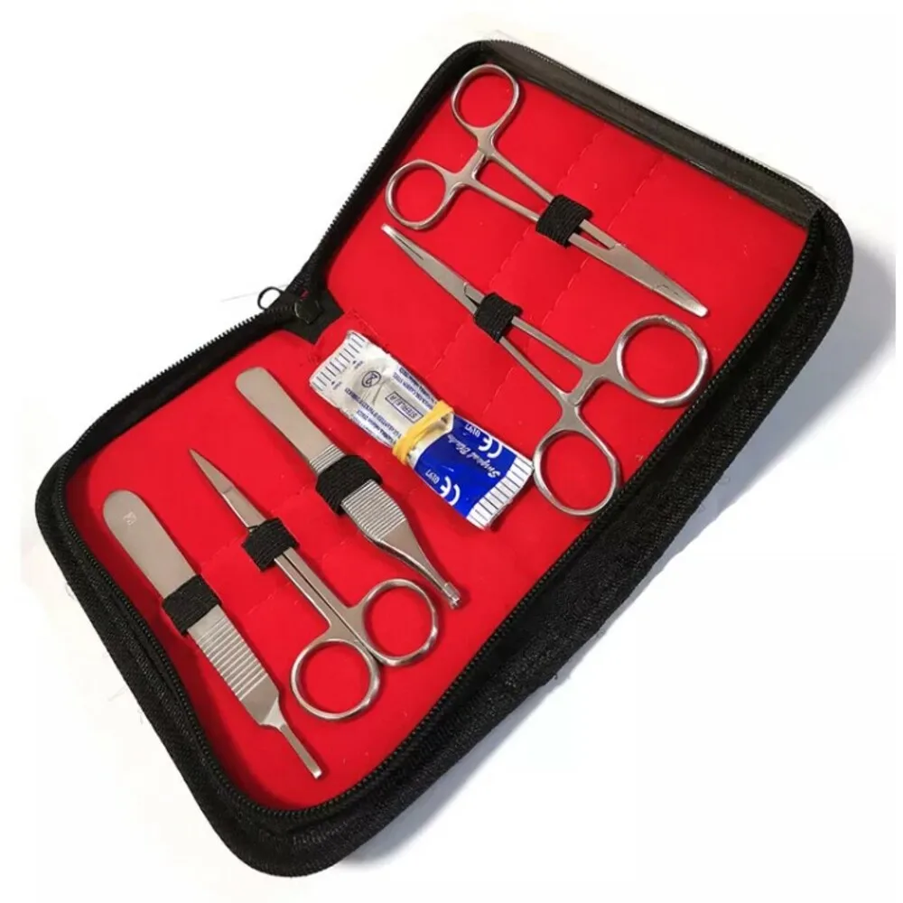 Medical Students Surgery Practice Kit 6 Pieces Surgical Instruments Set Practice Surgeries Sets Wholesale High Quality Tools