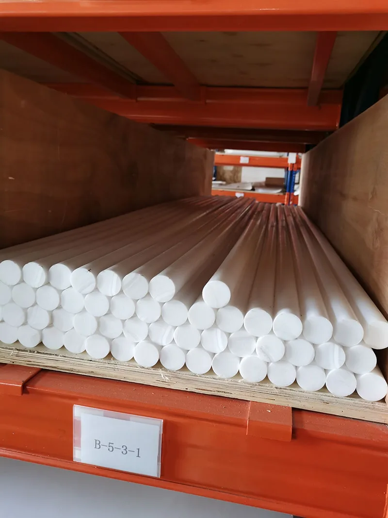 2022 New Virgin PTFE MOULDED ROD Round Bar 100% pure white ptfe extruded rods