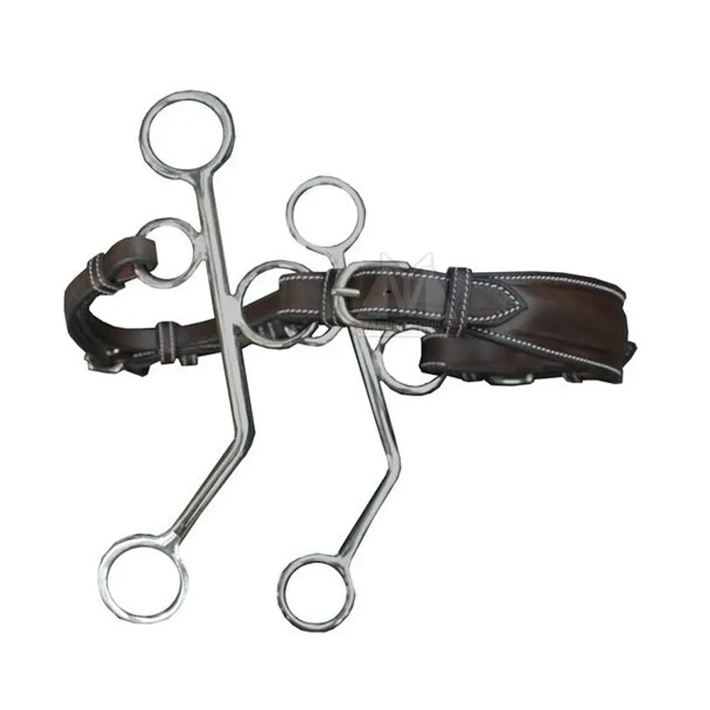 Horse Equipment Stainless Steel Hackamore Bit New Horse Stylish Stainless Steel Hackamore Bit