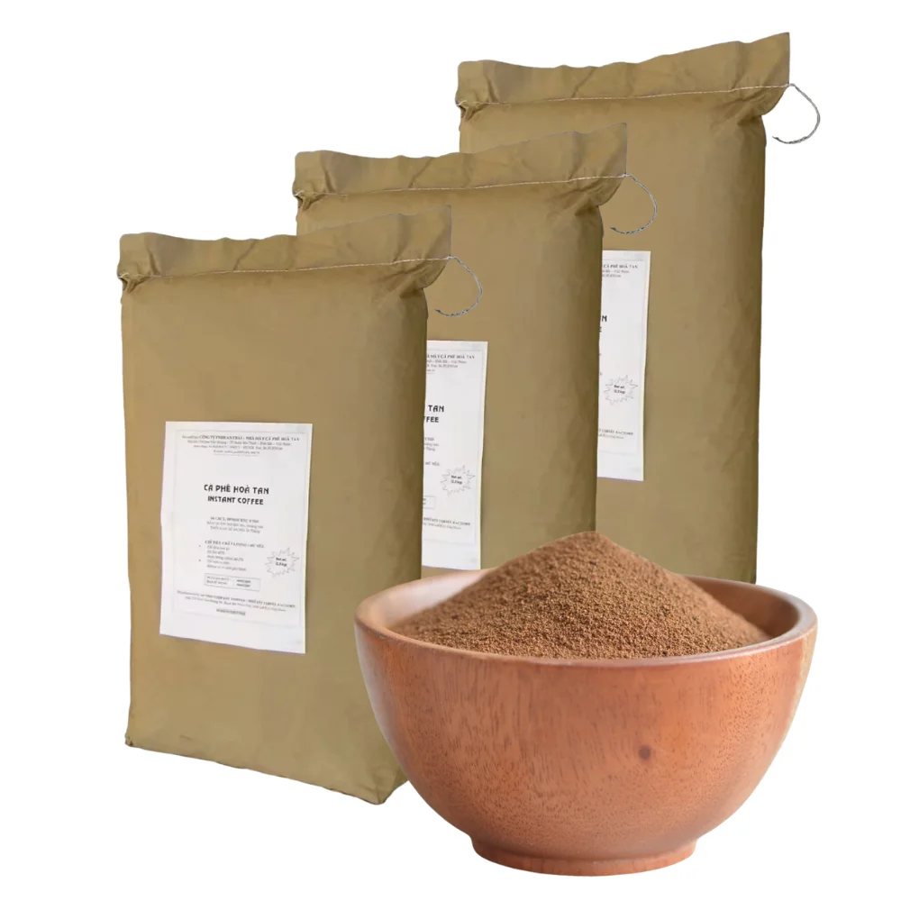 Confectionery Material Soluble Coffee Extract Powder Ready to ship Premium Spray-dried instant coffee manufacturer Sample Free
