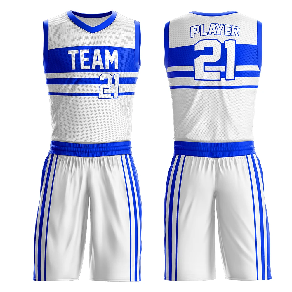 Professional Basket Ball Uniforms High Quality Breathable Custom Design basketball Uniform Kits