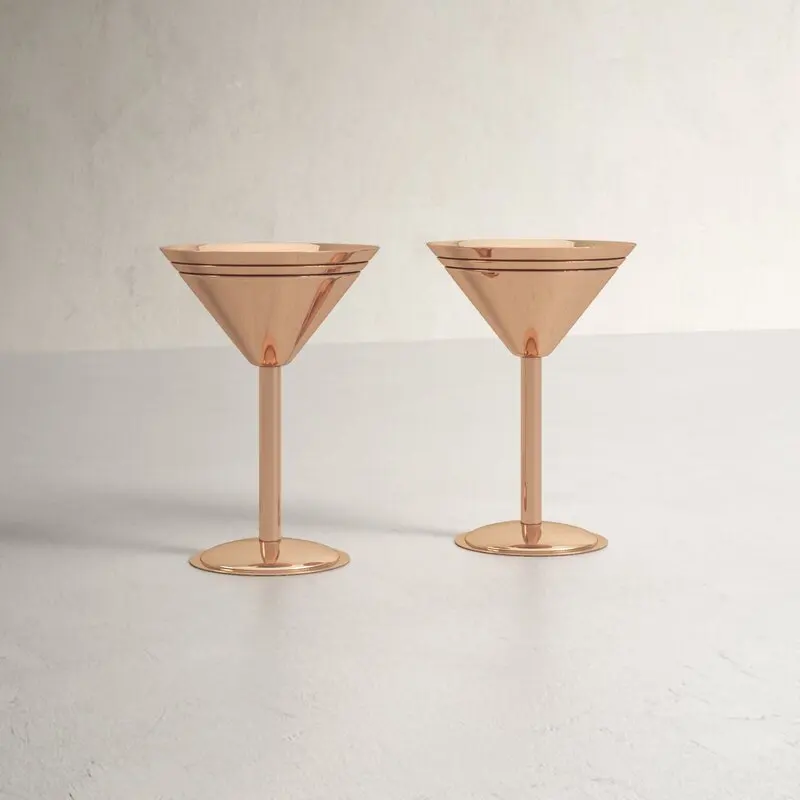 Pure Copper Embossed Glass Tumbler High Quality Copper Champagne Glass At Wholesale Price High Quality Suppliers & Manufacturer