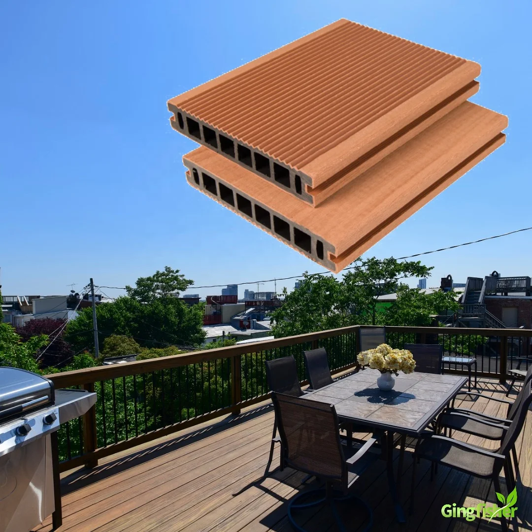 Water Resistant Flat Roof Top Deck Flooring Rooftop Deck Patio Composite Decking Roof Terrace Ideas