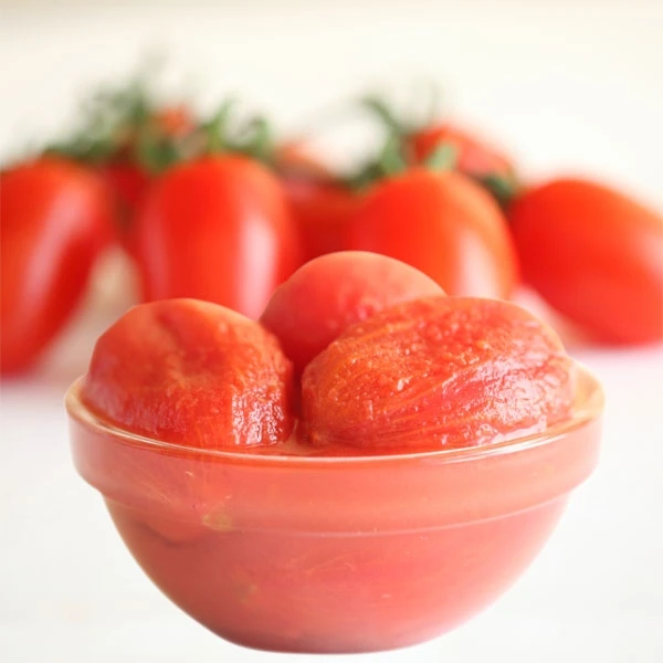 Wholesale Fresh Canned tomato half whole peeled canned tomatoes from factory, tomato in can