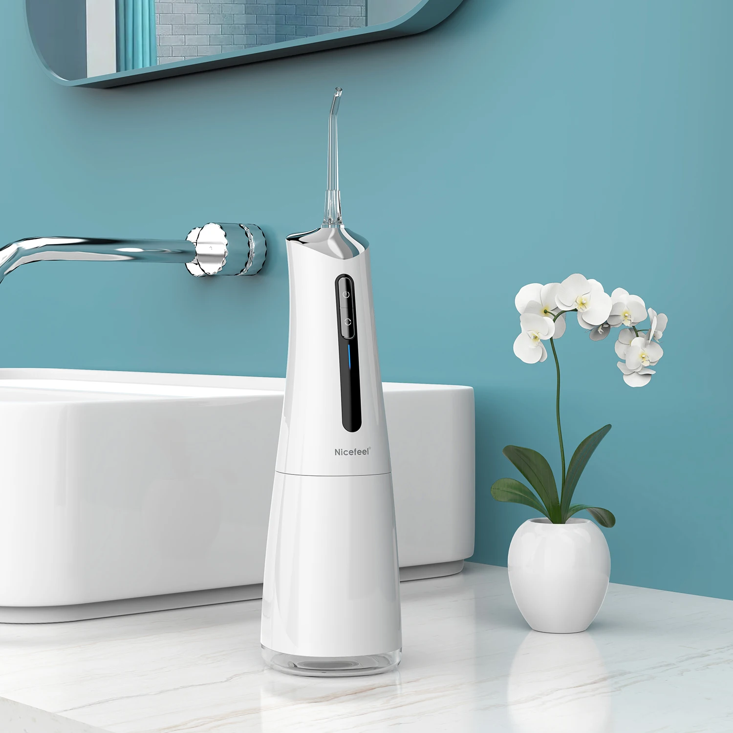 New Design IPX7 300ml WaterFlosser Amazon Hot Selling Dental Floss Water Flosser Oral Irrigator ToothPicks Teeth Cleaner Kits