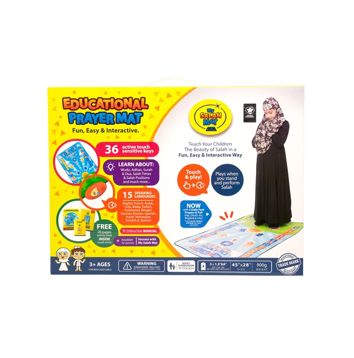 Умный интерактивный электронный детский молитвенный коврик мягкий объемный реселлер для мусульманской молитвы спальни гостиной детской комнаты двери