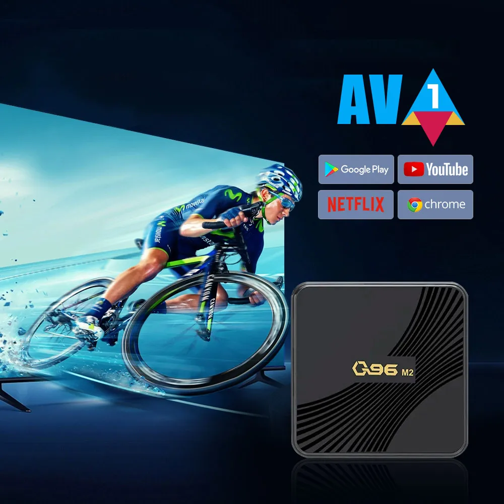 BYINTEK Android TV Box Q96 M2 Ultra 4GB+32G Optional Android 11 Set-Top Box 2.4GHZ 5.8GHZ 4K 2023 Tv Boxes