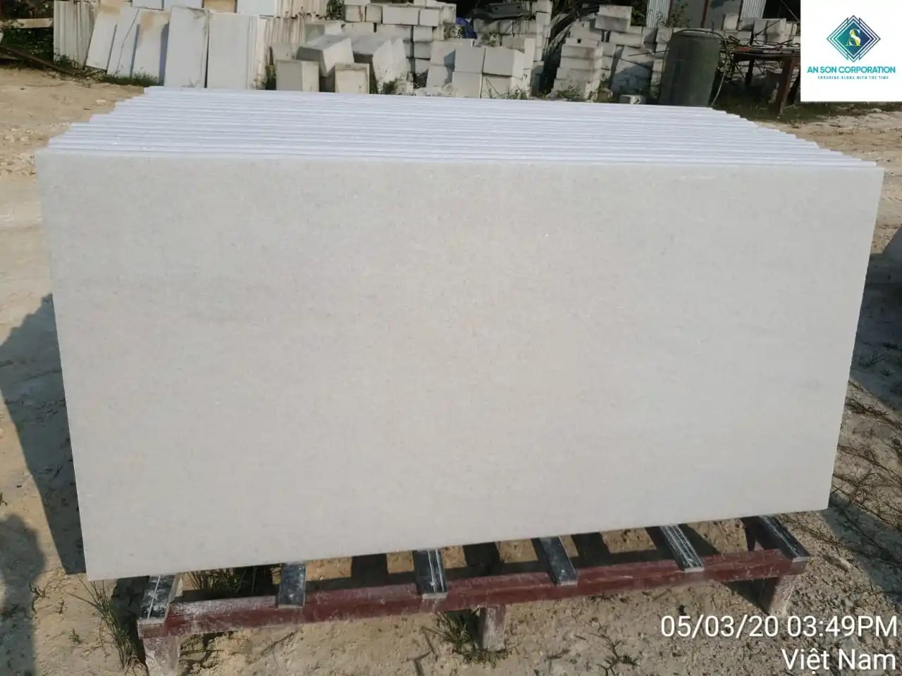 Высококачественный вьетнамский чистый мраморный камень-белый камень