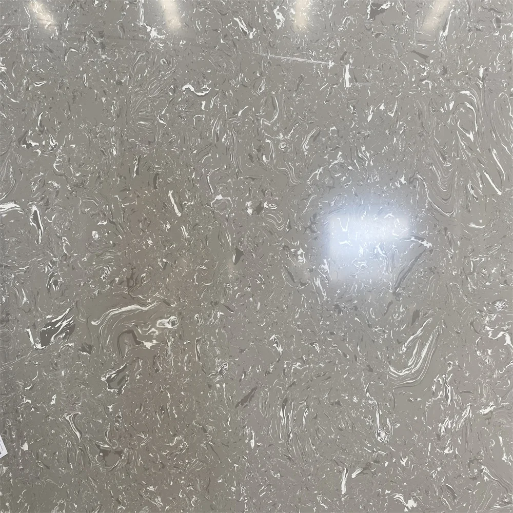 Factory Sale 2700*1800mm Full Body Grey Resin Artificial Stone Marble Slabs Artificial Wall Terrazzo For Wall Floor From China