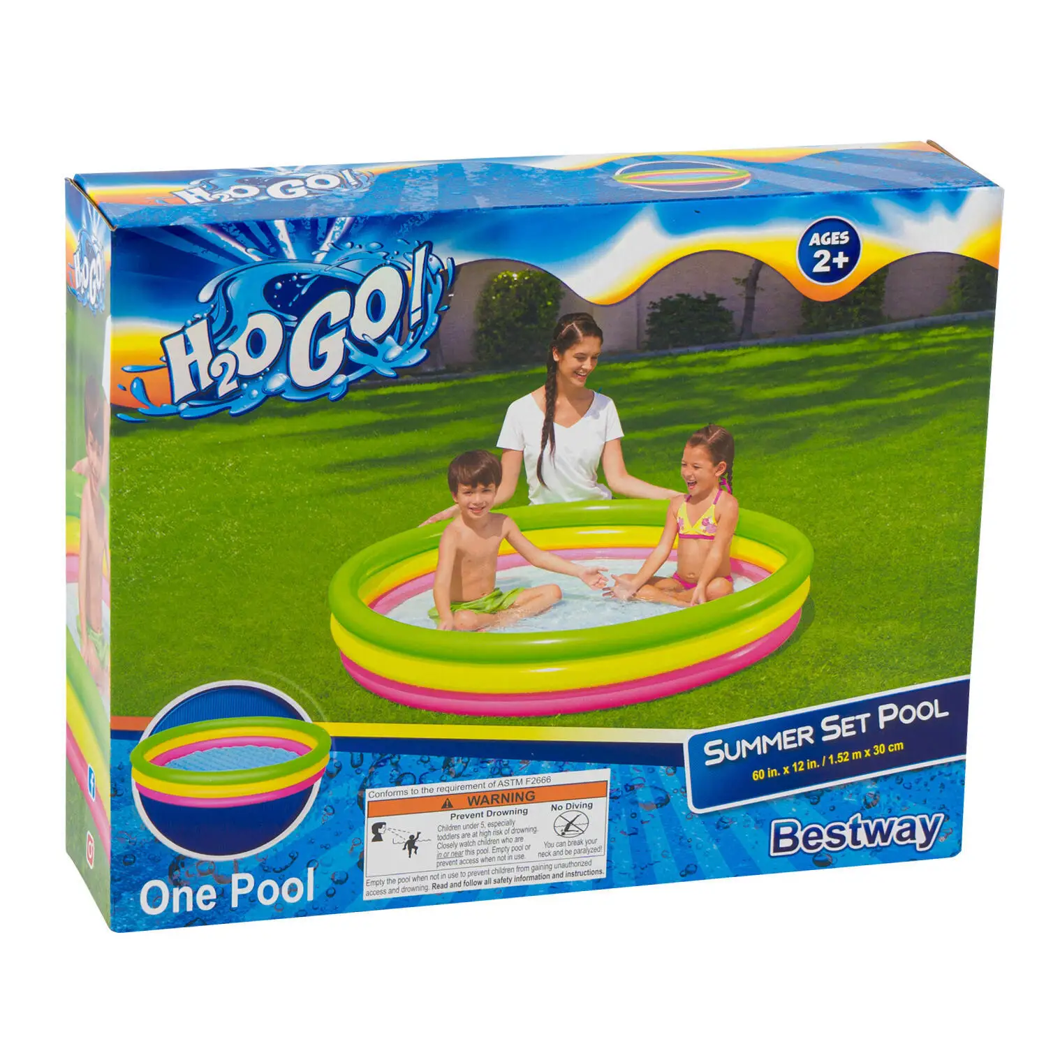 Bestway заполнение и подъем пула-10 'x 30'
