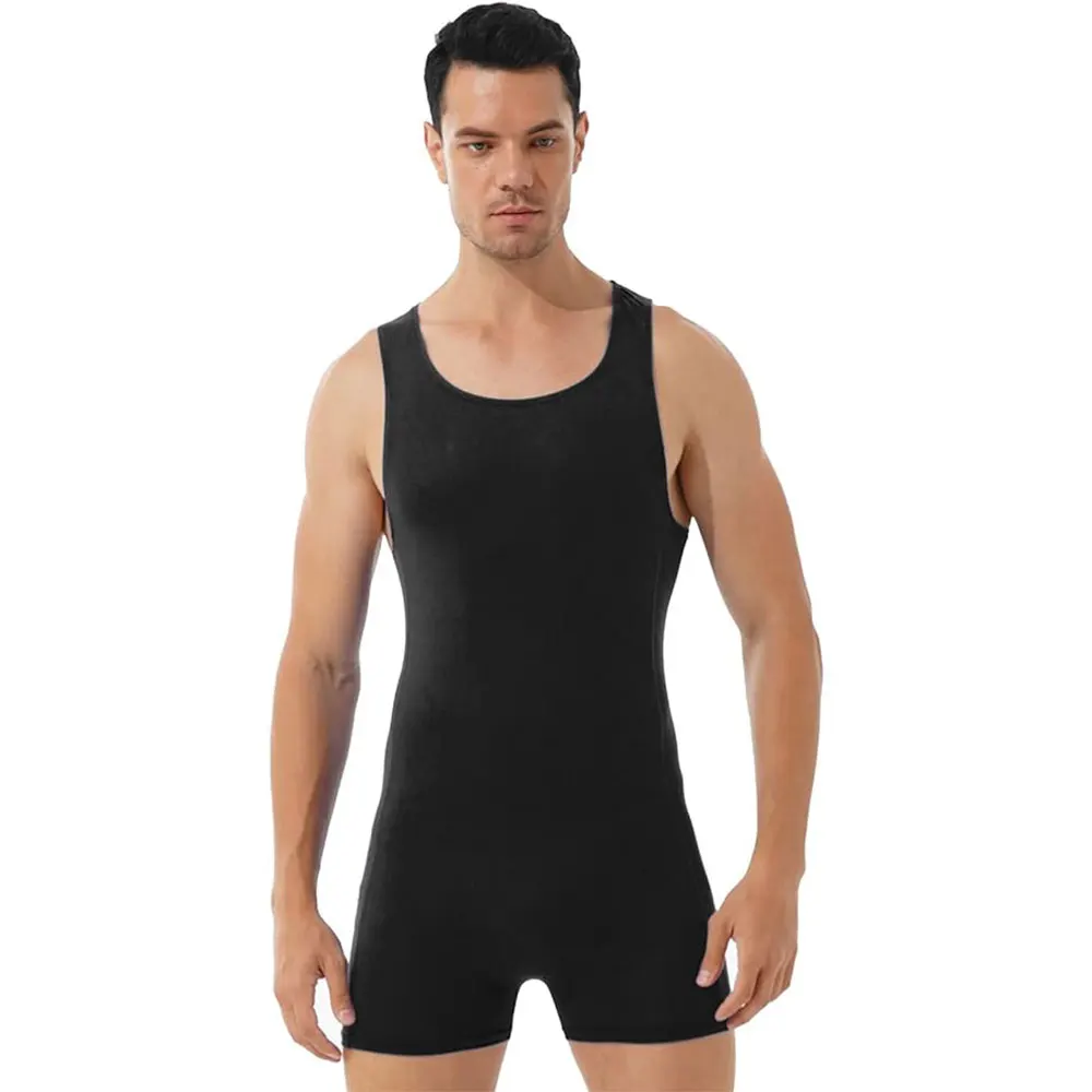 Mens One-piece Wrestling Singlet In Low Price Top Quality Men Wrestling Singlet