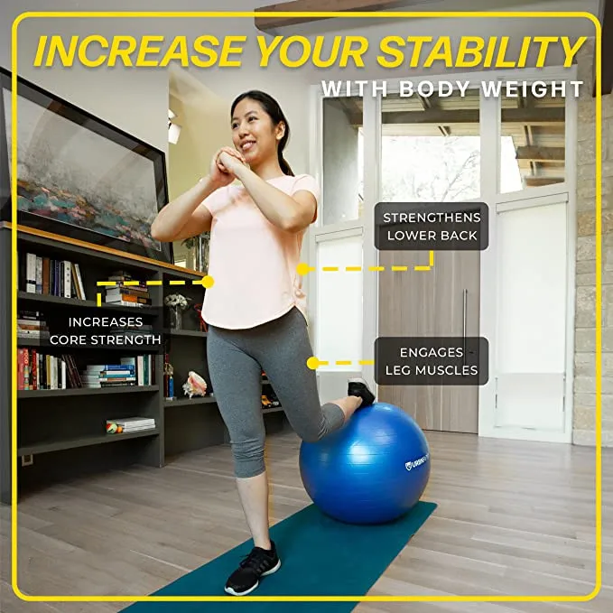 Fitness ball transparent exercise inflatable pvc yoga gym ball