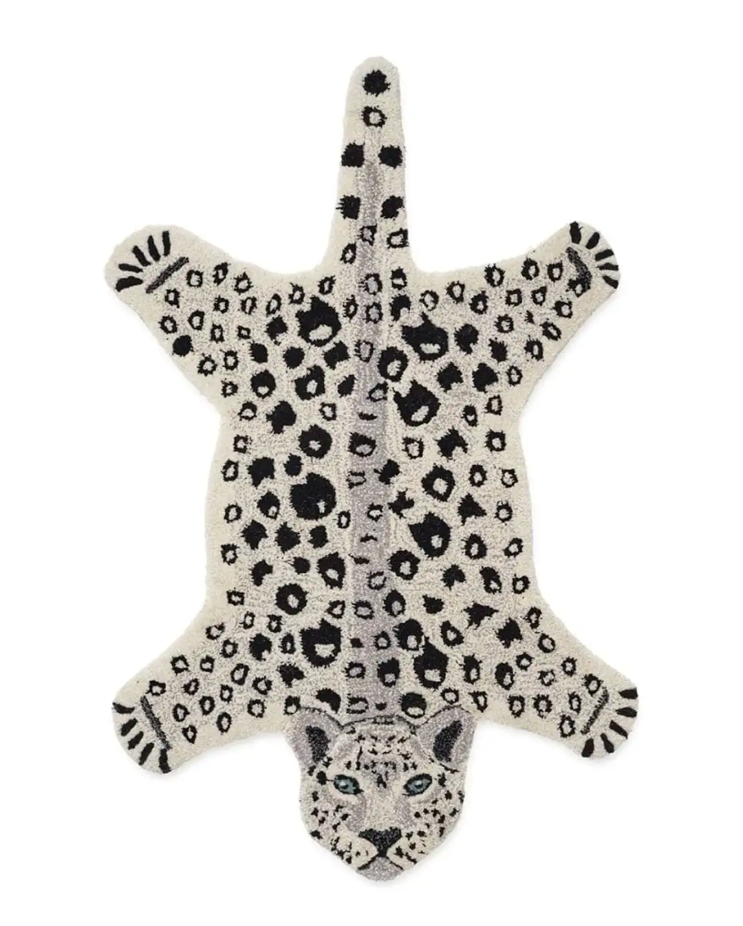 HAND TUFTED LEOPARD SKIN DESIGN WOOL CARPET DIRECT FROM MANUFACTURER