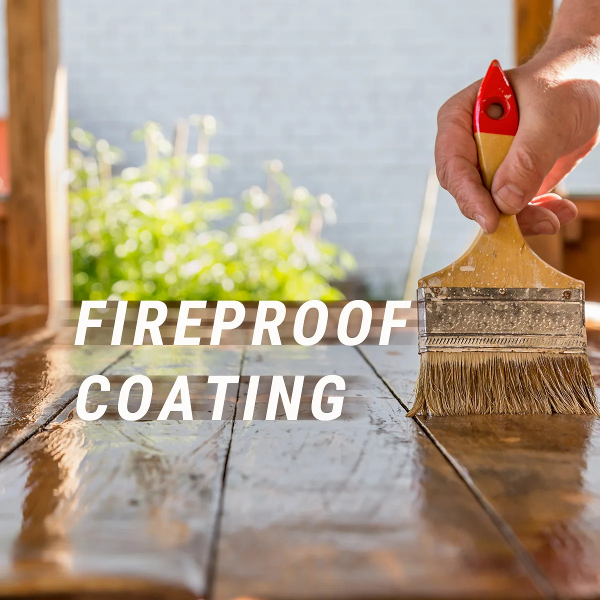 Fire resistance rating paint for buildings