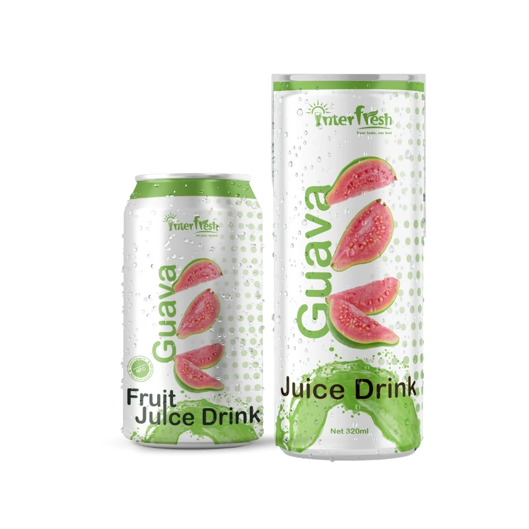 Guava Fruit Juice  Healthy and Fresh Soft Drink Manufacture OEM in Private Label Top Products 320ml