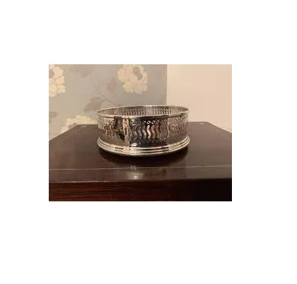 High quality Aluminum wine bottle coaster hot sale aluminum bottle round coaster for bar from India factory