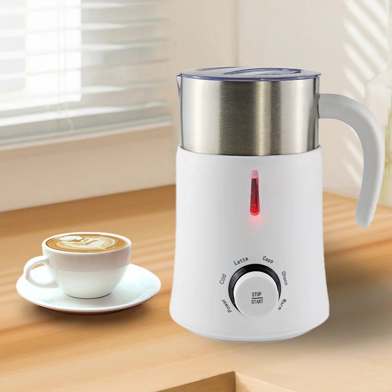 Hot Sale 500w Powerful Make Coffee Milk Foam Automatic Cheap Price 4 In 1 Frother And Milk Steamer