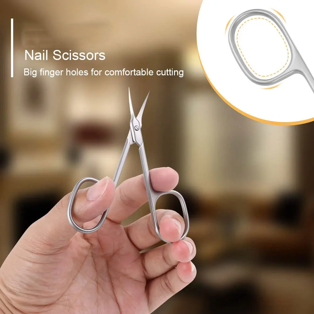 Профессиональные ножницы для кутикулы из нержавеющей стали высокого качества с индивидуальным логотипом от производителя по низкой цене