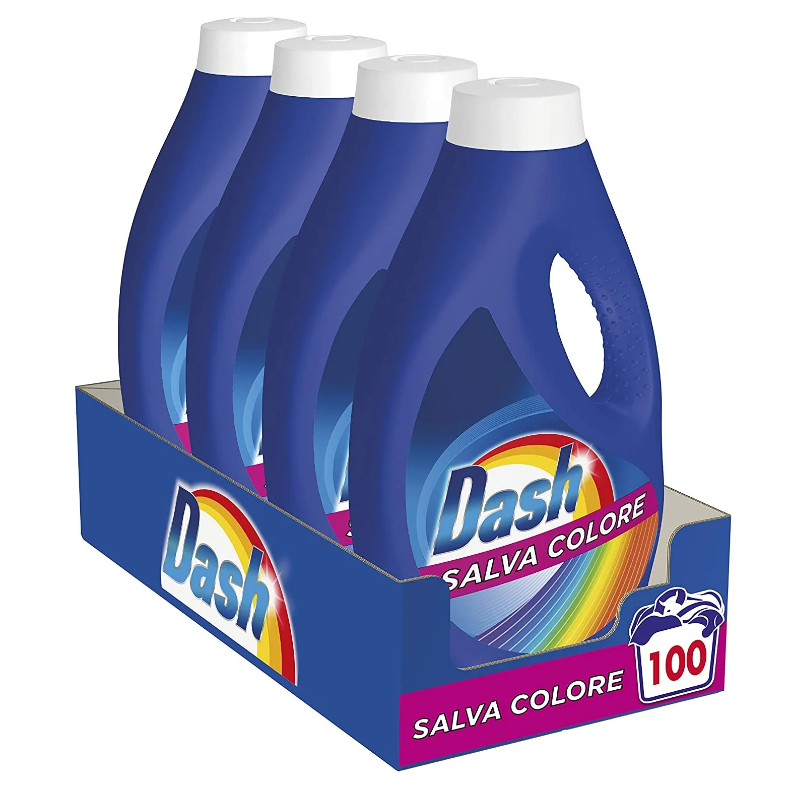 Dash Washing Machine Liquid Detergent, 100 Washes, Pack of 4 x 25 Washes