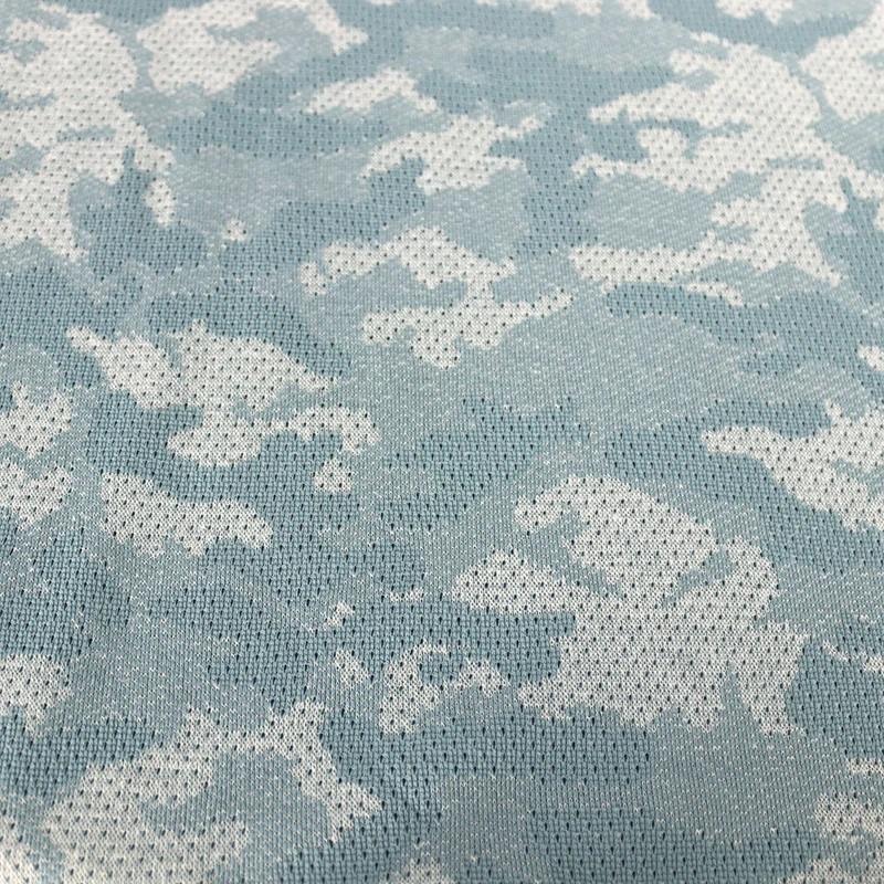 RECYCLE PET Sustainable Waste Eco Friendly melange heather breathable circular knit for garment apparel casual wear