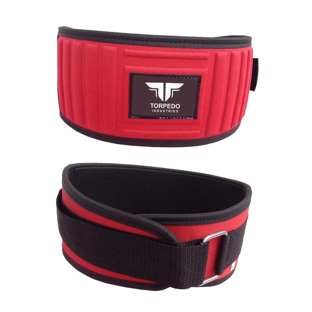Customized Fitness Training Adjustable Neoprene Gym Weight Lifting Belts / New Arrival Men Weightlifting Neoprene Belt