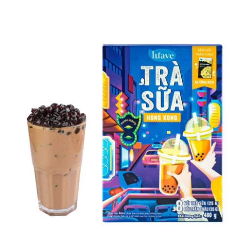 Hot Selling Hong Kong Milk Tea With Black Sugar Tapioca Pearls Inspired by Hong Kong Nightlife