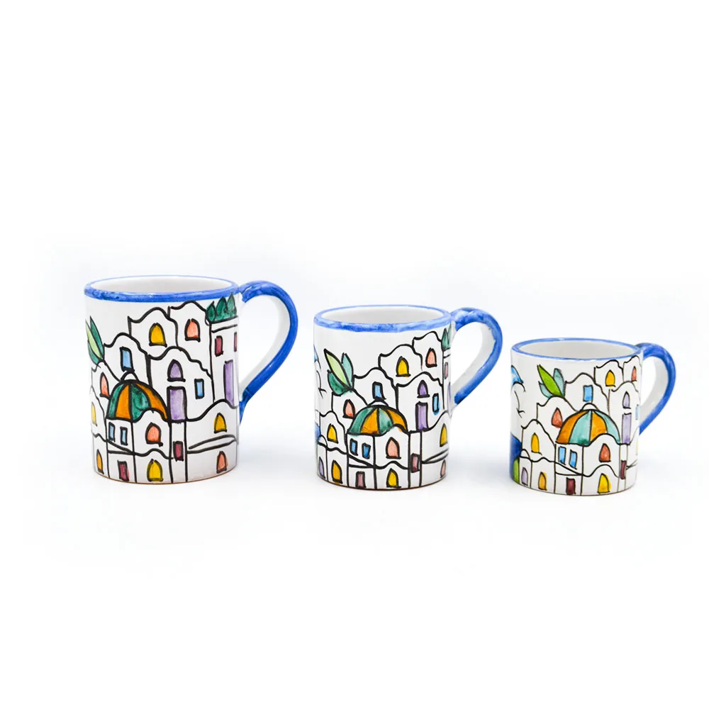 Jerusalem view colorful best sell items ceramic Amercain Cup