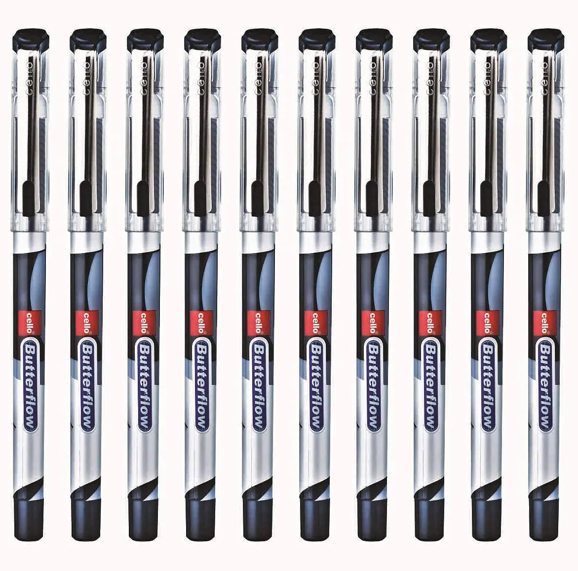 Рекламные высококачественные пластиковые шариковые ручки с металлическим зажимом 0 7 мм шариковая ручка индивидуальным логотипом синие Черные чернила Шариковая