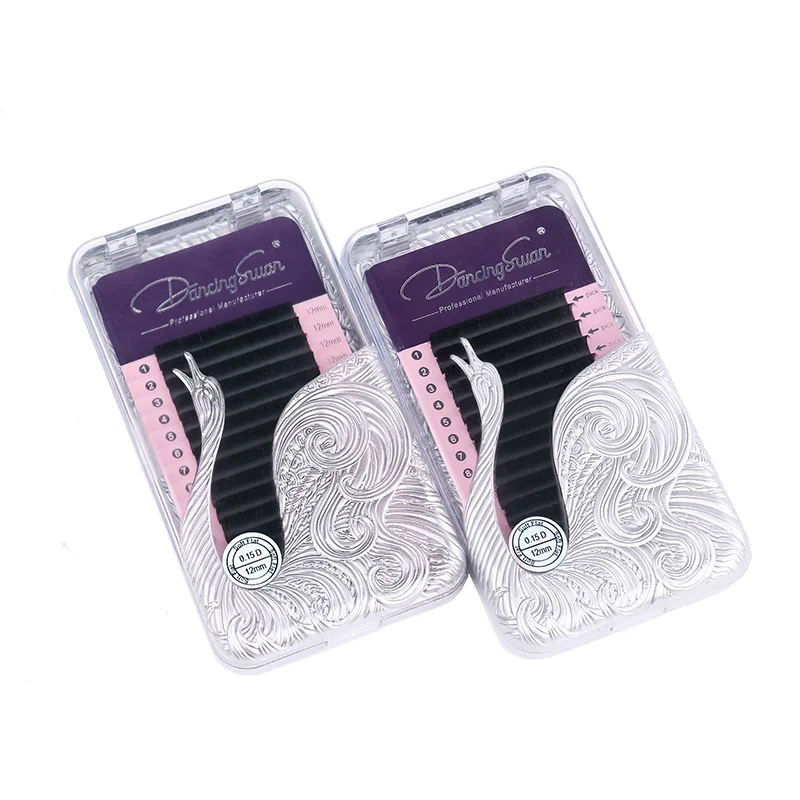 2024 DancingSwan Most Popular Lightweight Flat Design Resistant to bending and deforming Flat Lashes Extension