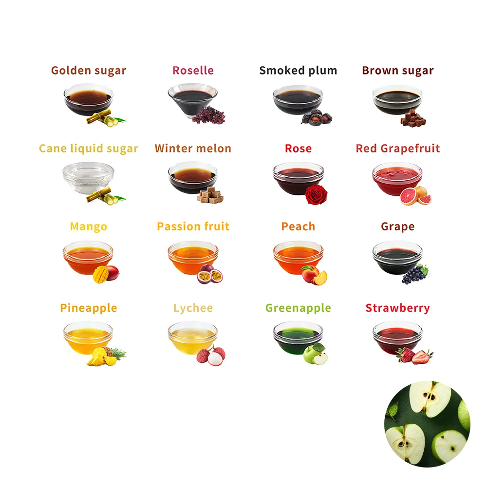 Hot selling Green Apple Syrup featuring Superior quality perfect to Flavor homemade popsicles