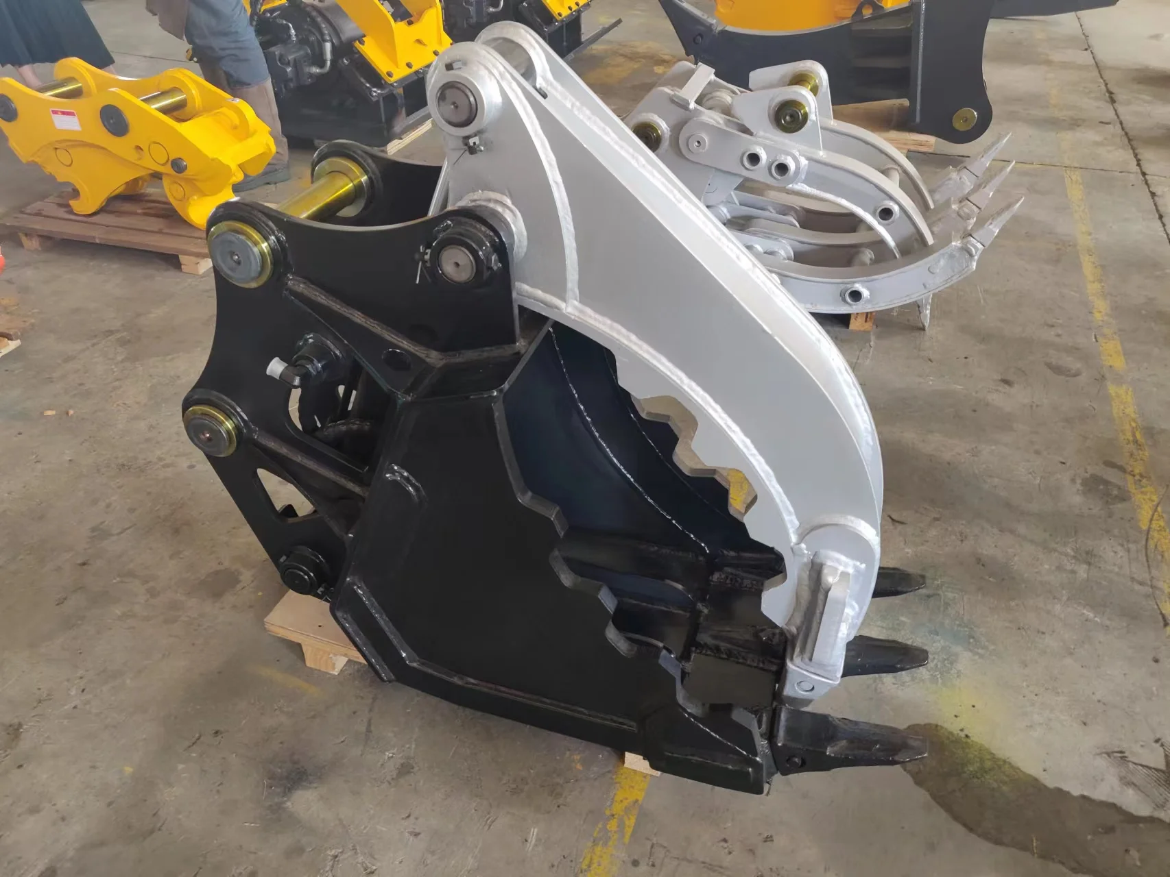 DHG--04 экскаватор с накатанной головкой ведро захват ковша зажим костюм Komatsu PC45 PC50