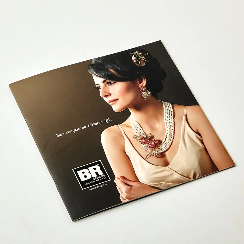 Professional Custom Printing OEM Full Color Jewelry Product hardcover Photo fashion Catalog Book