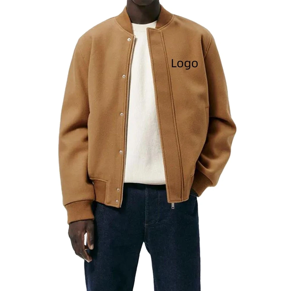 Мужская Зимняя шерстяная куртка