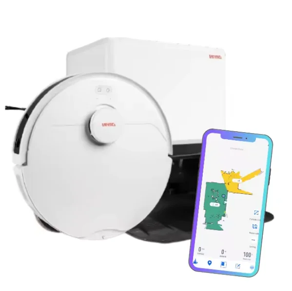 Newest Auto LDS Sensor Wet and Dry Robotic Smart Vacuum Cleaner with Smartphone App