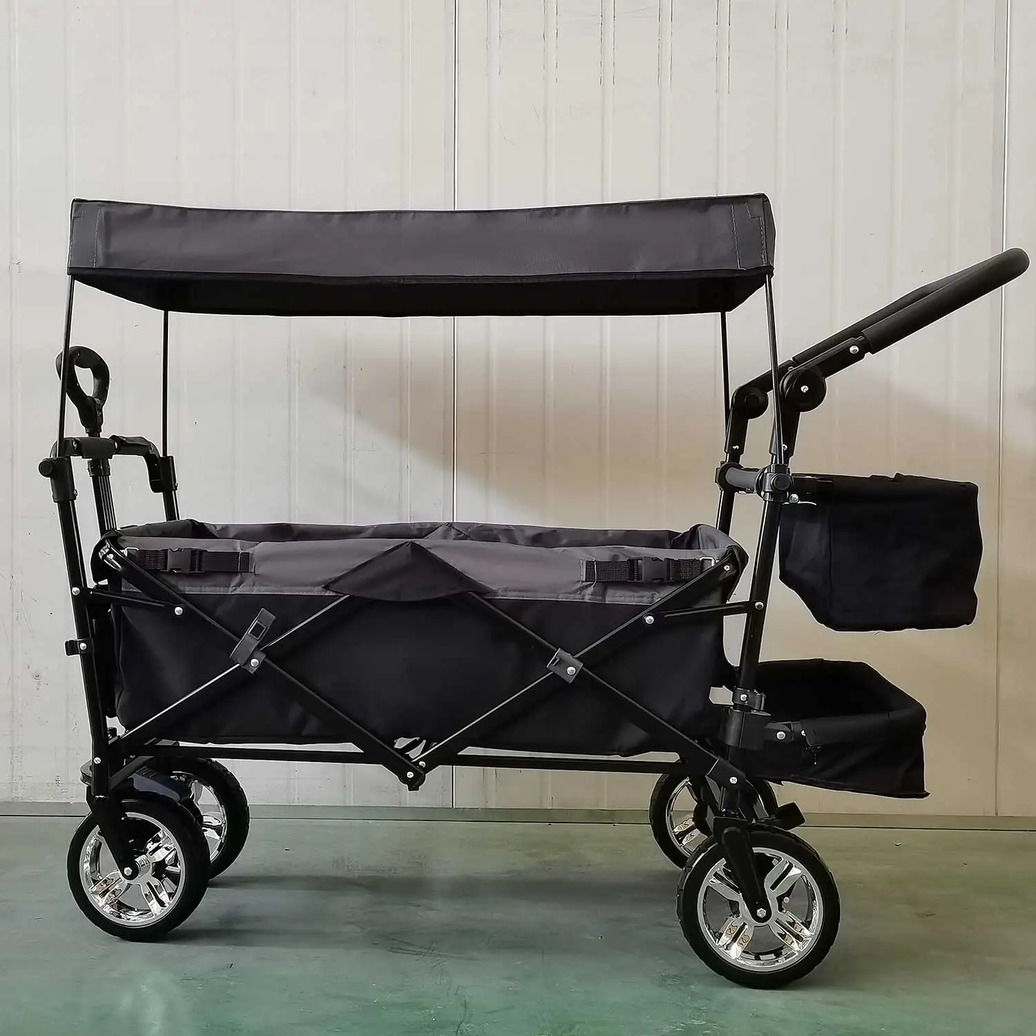 Outdoor camping beach trolley picnic heavy duty Portable folding wagon cart foldable