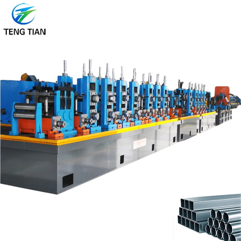 Tengtian ERW metal carbon steel pipe making machine and tube mill manufacturer