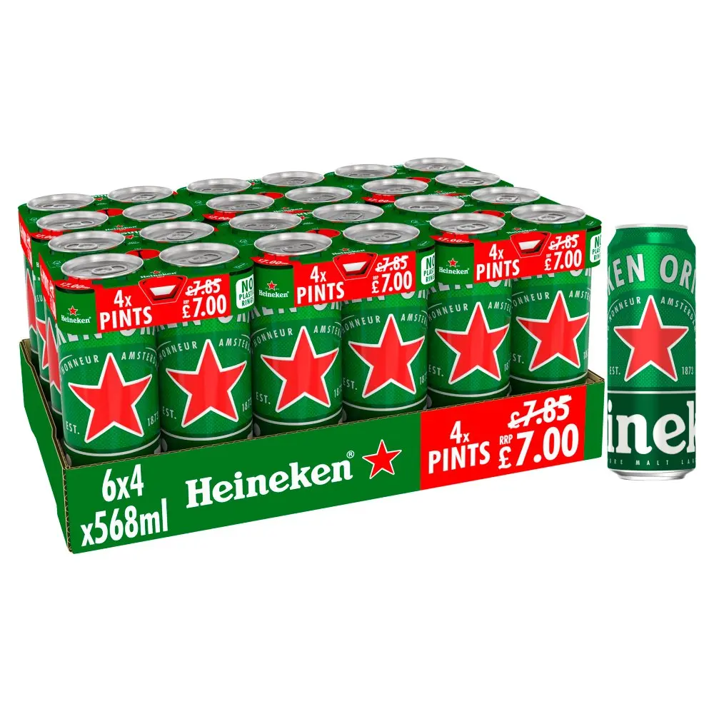 Premium Heineken Lager Pallet Bottles 330ml Dark Wheat Steam Draft Beer in Bulk Cartons Variety Pack with Corona Option