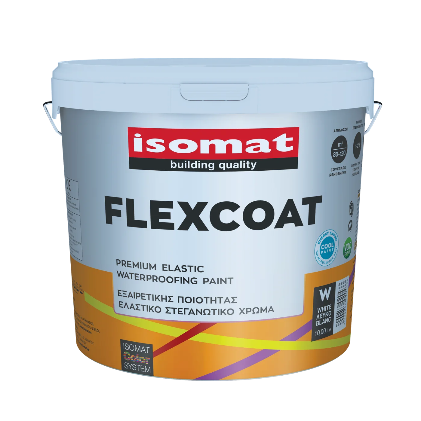 Premium, elastic, waterproofing paint. | ISOMAT FLEXCOAT
