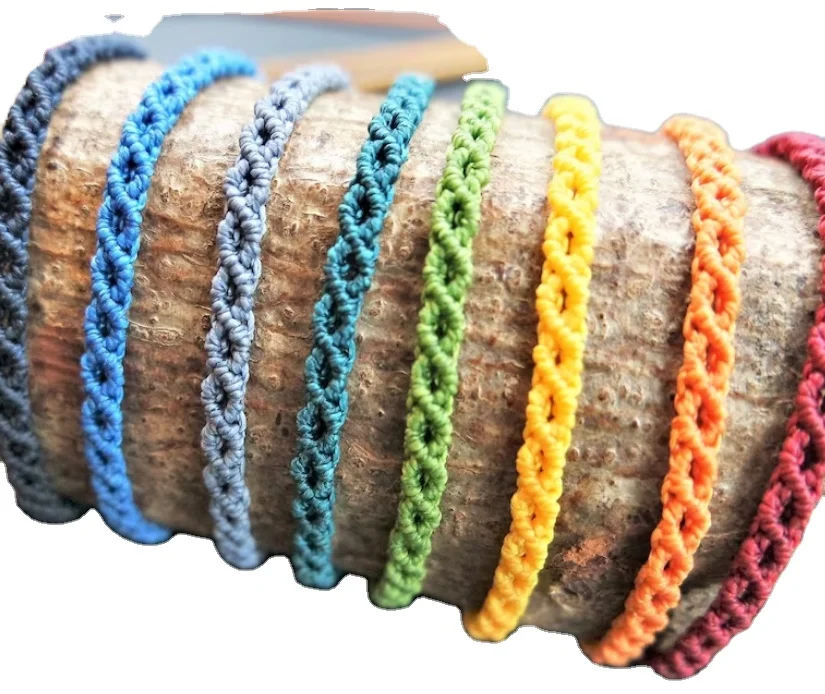 waterproof surfer macrame bracelet/ Colorful Braided Thread Bracelets for Girls l Wrap SAILOR KNOT BRACELET