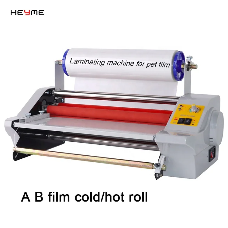 2023 Heyme 7 days to door A3 Laminator Roll To Roll Hot/ Cold Transfer PET Film A-B Film Laminating Machine for UV DTF Printer
