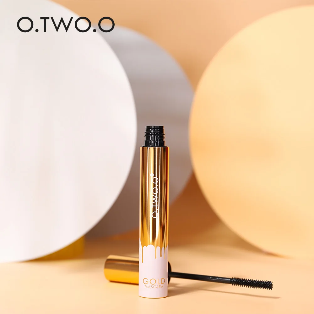 O.TWO.O Custom logo Black Long Lasting Waterproof Microfiber Mascara Extension & Curling Lash Mascara Private Label