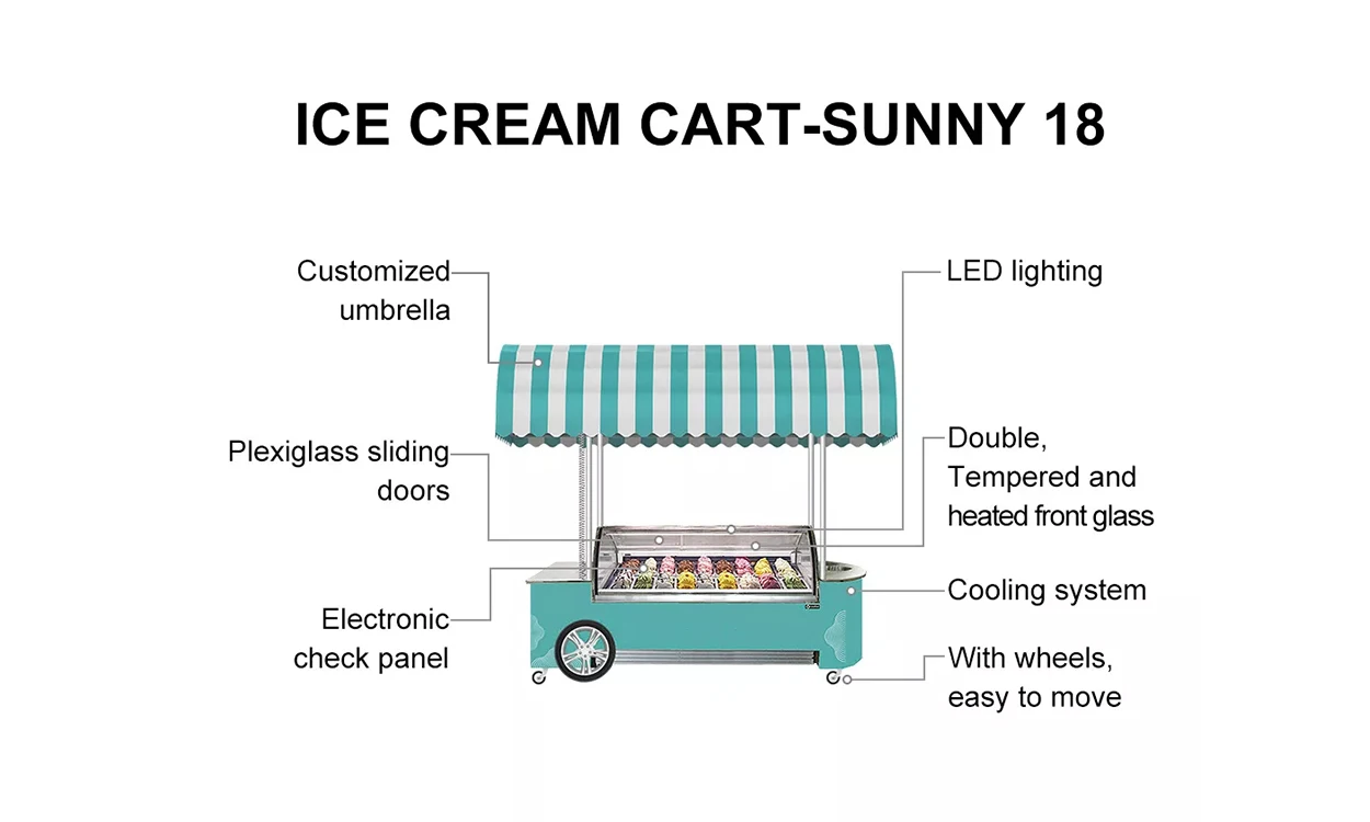 New Design Cheap Glass Commercial Gelato Table Icetray Portable Kind Taste Door  Ice Cream Display Freezer