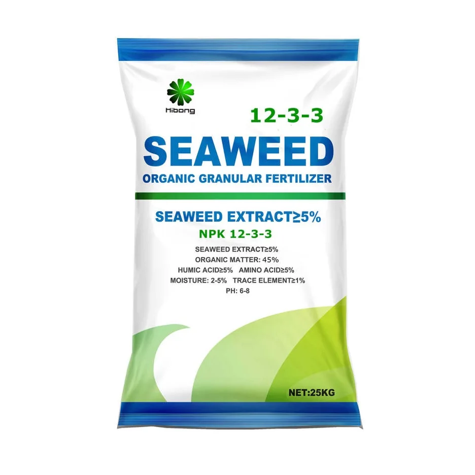 Seaweed Composition Bio Organic Fertilizer