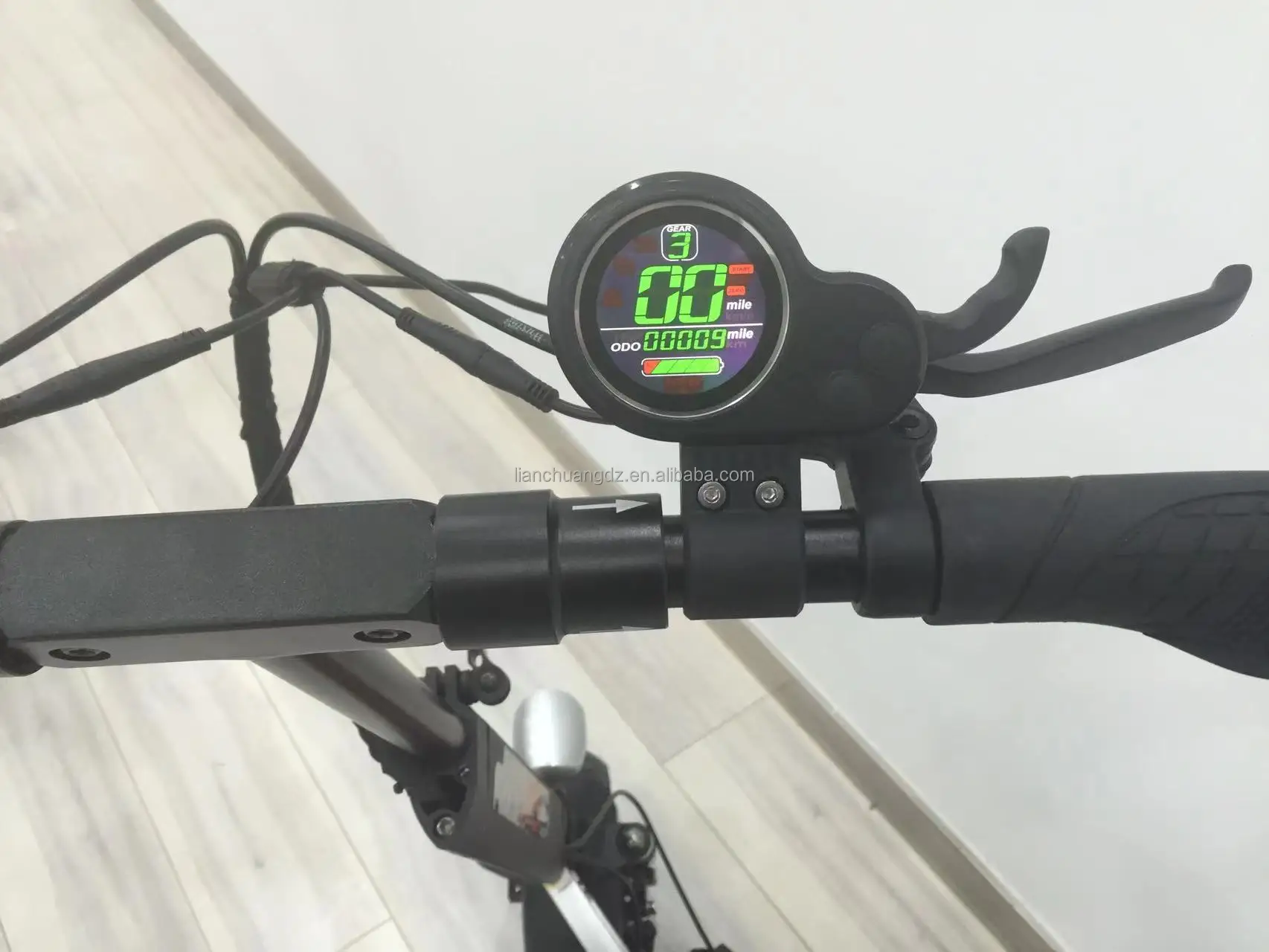 Electric Bicycle Hand Throttle electric scooter Grip display throttle with switch assembly for e bike kits