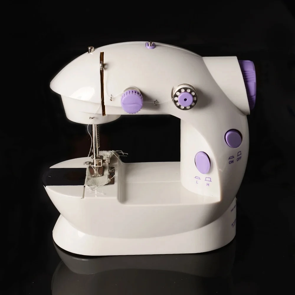 Mini Desktop Electric Sewing Machine Portable 2 Speed Held Household Tailor
